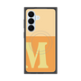 プレミアムスクエアケース with SnapMag［ オリジナル - initial two tone - M orange ］