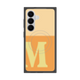 プレミアムスクエアケース with SnapMag［ オリジナル - initial two tone - M orange ］