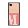 プレミアムスクエアケース with SnapMag［ オリジナル - initial two tone - M pink ］