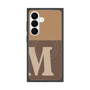 プレミアムスクエアケース with SnapMag［ オリジナル - initial two tone - M brown ］
