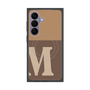 プレミアムスクエアケース with SnapMag［ オリジナル - initial two tone - M brown ］