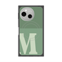 プレミアムスクエアケース with SnapMag［ オリジナル - initial two tone - M green ］
