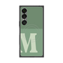 プレミアムスクエアケース with SnapMag［ オリジナル - initial two tone - M green ］