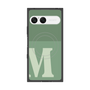 プレミアムスクエアケース with SnapMag［ オリジナル - initial two tone - M green ］