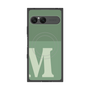 プレミアムスクエアケース with SnapMag［ オリジナル - initial two tone - M green ］