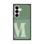 プレミアムスクエアケース with SnapMag［ オリジナル - initial two tone - M green ］