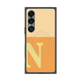 プレミアムスクエアケース with SnapMag［ オリジナル - initial two tone - N orange ］