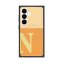 プレミアムスクエアケース with SnapMag［ オリジナル - initial two tone - N orange ］