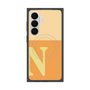 プレミアムスクエアケース with SnapMag［ オリジナル - initial two tone - N orange ］