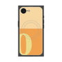 プレミアムスクエアケース with SnapMag［ オリジナル - initial two tone - O orange ］