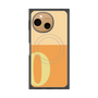 プレミアムスクエアケース with SnapMag［ オリジナル - initial two tone - O orange ］