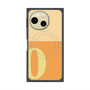 プレミアムスクエアケース with SnapMag［ オリジナル - initial two tone - O orange ］
