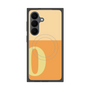 プレミアムスクエアケース with SnapMag［ オリジナル - initial two tone - O orange ］