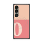 プレミアムスクエアケース with SnapMag［ オリジナル - initial two tone - O pink ］