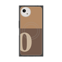 プレミアムスクエアケース with SnapMag［ オリジナル - initial two tone - O brown ］