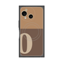プレミアムスクエアケース with SnapMag［ オリジナル - initial two tone - O brown ］