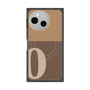 プレミアムスクエアケース with SnapMag［ オリジナル - initial two tone - O brown ］