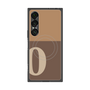 プレミアムスクエアケース with SnapMag［ オリジナル - initial two tone - O brown ］