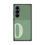 プレミアムスクエアケース with SnapMag［ オリジナル - initial two tone - O green ］