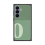 プレミアムスクエアケース with SnapMag［ オリジナル - initial two tone - O green ］