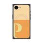 プレミアムスクエアケース with SnapMag［ オリジナル - initial two tone - P orange ］