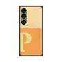 プレミアムスクエアケース with SnapMag［ オリジナル - initial two tone - P orange ］
