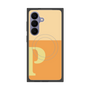 プレミアムスクエアケース with SnapMag［ オリジナル - initial two tone - P orange ］