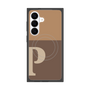 プレミアムスクエアケース with SnapMag［ オリジナル - initial two tone - P brown ］