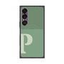 プレミアムスクエアケース with SnapMag［ オリジナル - initial two tone - P green ］