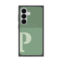 プレミアムスクエアケース with SnapMag［ オリジナル - initial two tone - P green ］