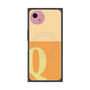 プレミアムスクエアケース with SnapMag［ オリジナル - initial two tone - Q orange ］