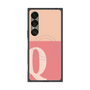 プレミアムスクエアケース with SnapMag［ オリジナル - initial two tone - Q pink ］