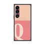 プレミアムスクエアケース with SnapMag［ オリジナル - initial two tone - Q pink ］