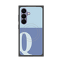 プレミアムスクエアケース with SnapMag［ オリジナル - initial two tone - Q blue ］