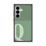 プレミアムスクエアケース with SnapMag［ オリジナル - initial two tone - Q green ］
