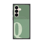 プレミアムスクエアケース with SnapMag［ オリジナル - initial two tone - Q green ］