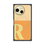 プレミアムスクエアケース with SnapMag［ オリジナル - initial two tone - R orange ］