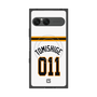 プレミアムスクエアケース with SnapMag［ 読売ジャイアンツ - #011 TOMISHIGE - ホーム ］