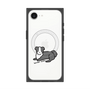 プレミアムスクエアケース with SnapMag［ オリジナル - CASEPLAYイヌ - border collie ］
