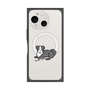 プレミアムスクエアケース with SnapMag［ オリジナル - CASEPLAYイヌ - border collie ］
