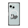 プレミアムスクエアケース with SnapMag［ オリジナル - CASEPLAYイヌ - border collie ］