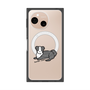プレミアムスクエアケース with SnapMag［ オリジナル - CASEPLAYイヌ - border collie ］