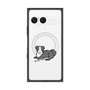 プレミアムスクエアケース with SnapMag［ オリジナル - CASEPLAYイヌ - border collie ］