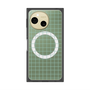 プレミアムスクエアケース with SnapMag［ オリジナル - 推し色チェック - グリーン ］