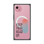 プレミアムスクエアケース with SnapMag［ オリジナル - ドットオーバーレイ - KEEP YOUR HEAD UP/A ］