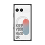 プレミアムスクエアケース with SnapMag［ オリジナル - ドットオーバーレイ - KEEP YOUR HEAD UP/A ］