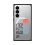 プレミアムスクエアケース with SnapMag［ オリジナル - ドットオーバーレイ - KEEP YOUR HEAD UP/A ］