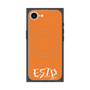 プレミアムスクエアケース with SnapMag［ オリジナル - ESTP 起業家 - アルファベット - オレンジ ］