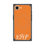 プレミアムスクエアケース with SnapMag［ オリジナル - ESFP エンターテイナー - アルファベット - オレンジ ］