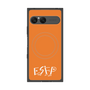 プレミアムスクエアケース with SnapMag［ オリジナル - ESFP エンターテイナー - アルファベット - オレンジ ］